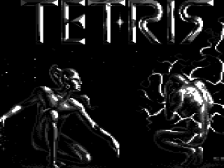 Tetris title screen for Commodore 64